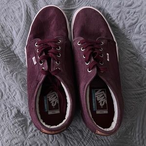 Maroon Vans for men - size 11